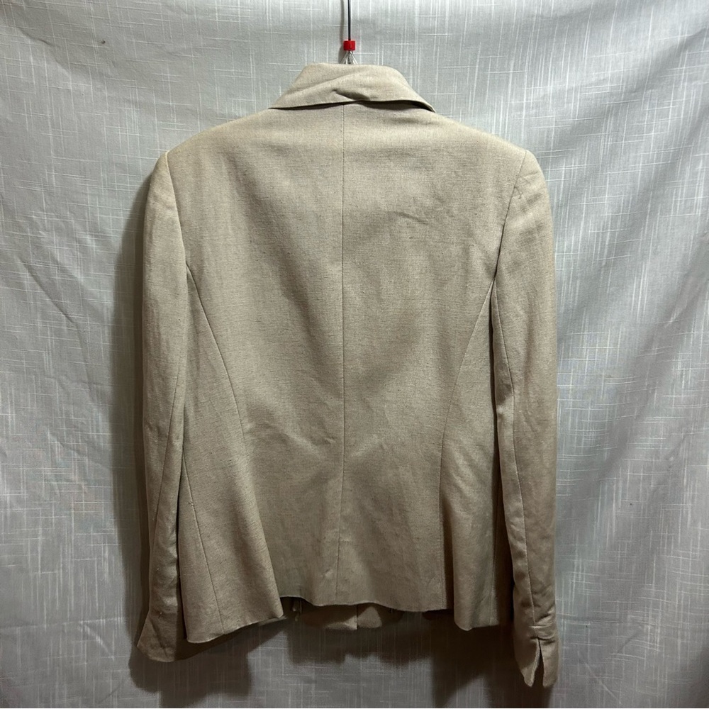 Harve" Benard linen blend jacket 8 NWT - Picture 2 of 3